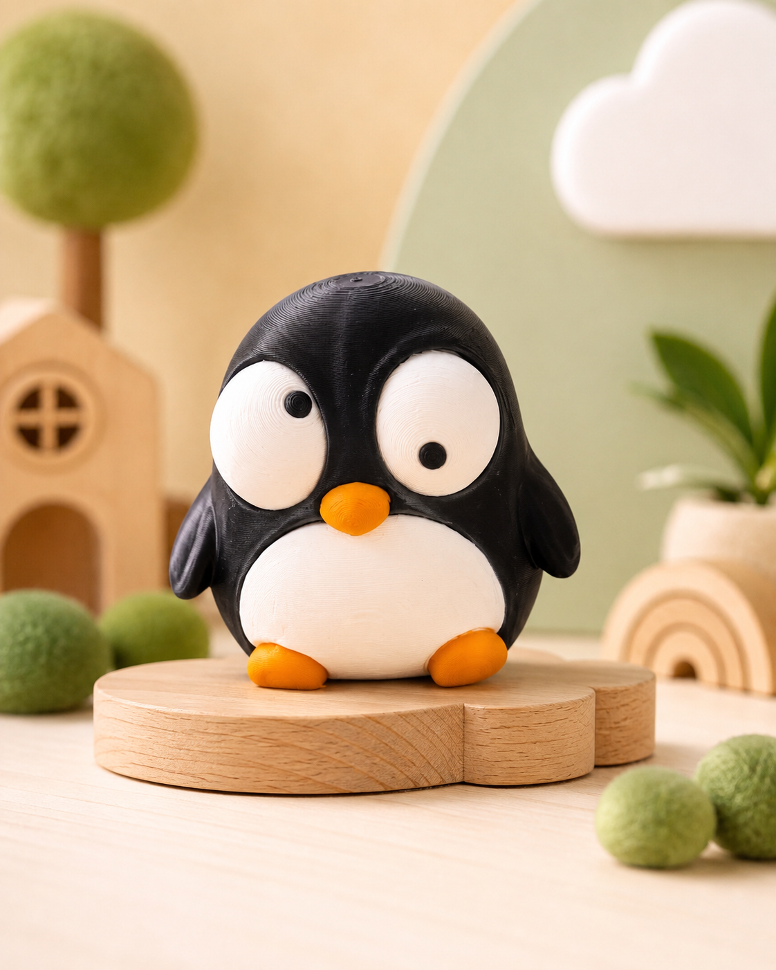 Black and white penguin Pipimal
